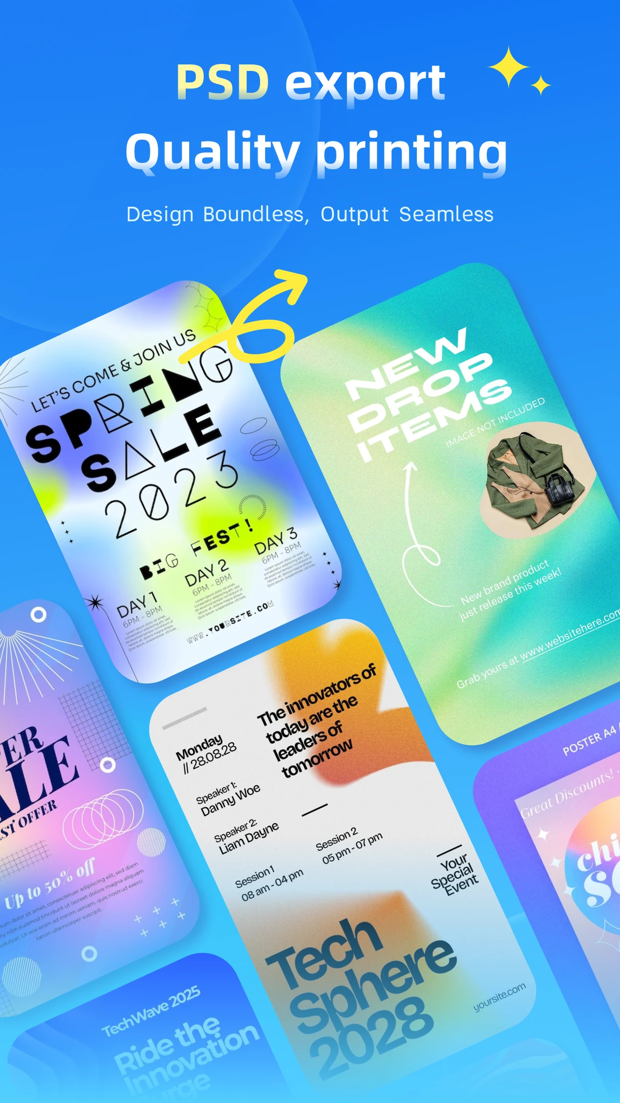 Poster Maker - AI Flyer Editor screenshot